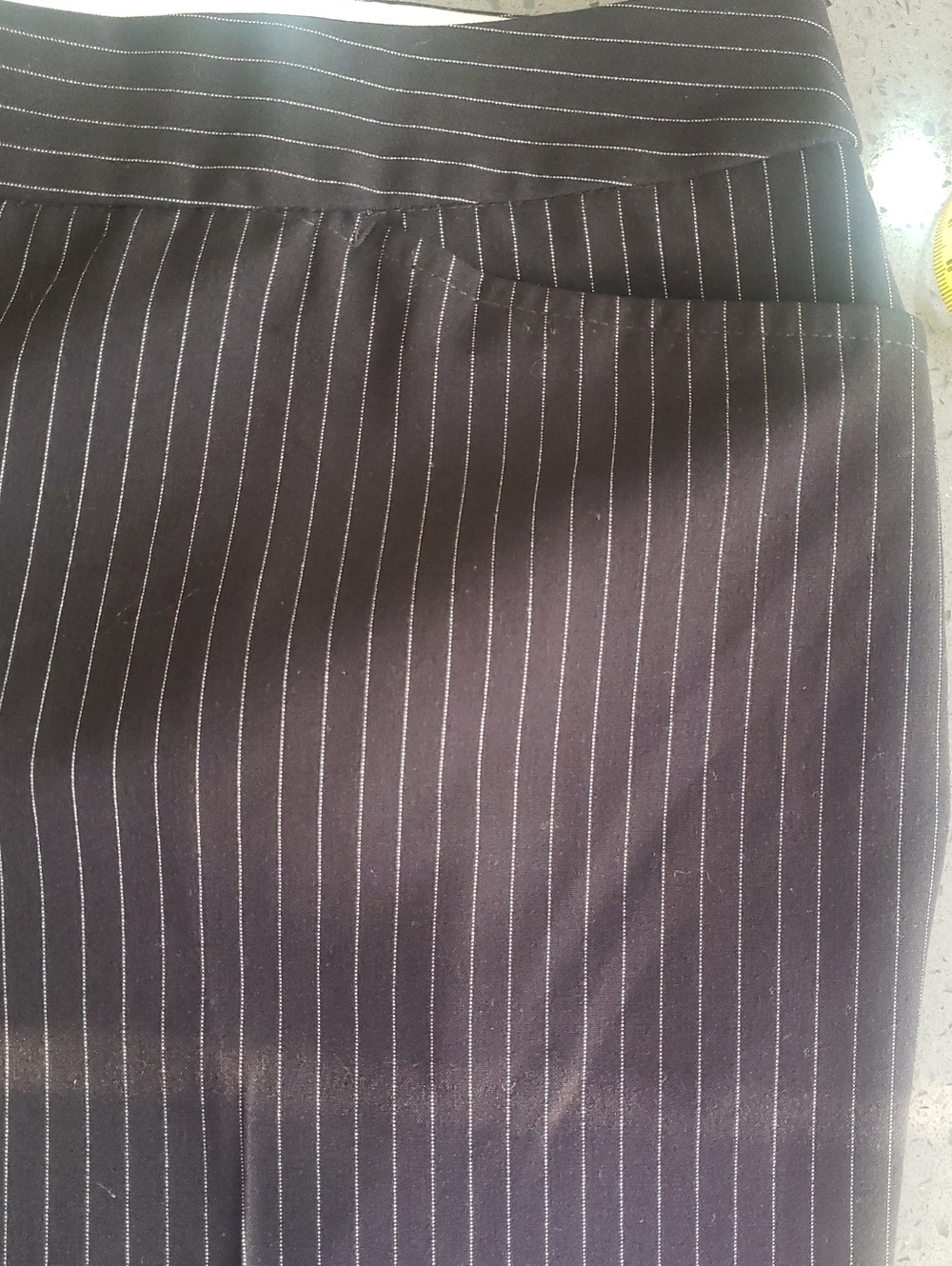 Worthington Black Pinstripe Trousers, Size 20W - Picture 6 of 9